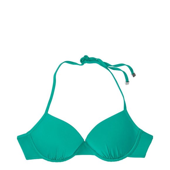 VICTORIA'S SECRET 32C Push-up Underwire Halter Bra Top - Picture 3 of 9